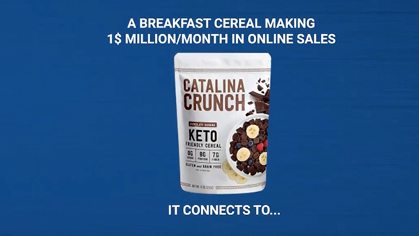 Catalina Crunch shows that multiple benefits on one product now works much better than in the past